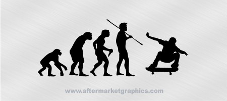 Skateboard Evolution Decals